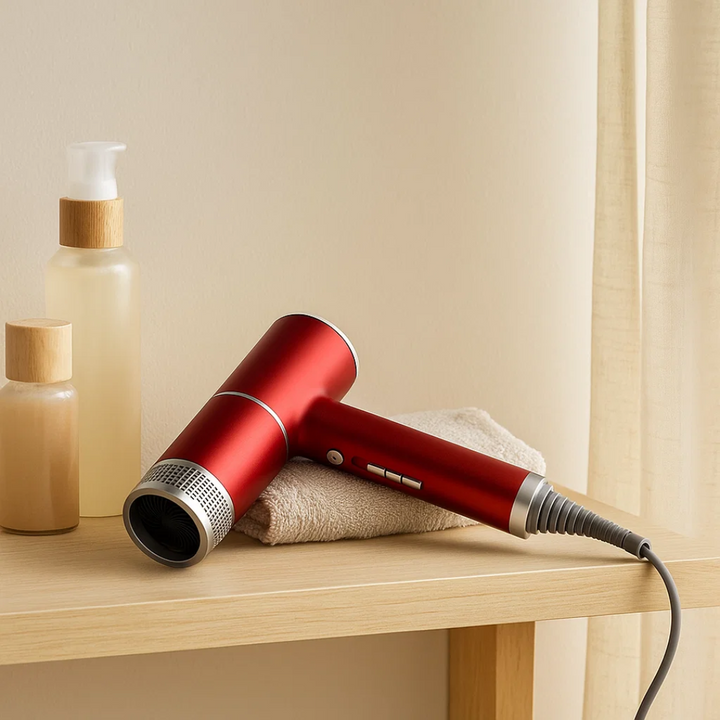 Ubesværet styling med SwiftDry magnetisk hårtørrer, professionel og letvægt.