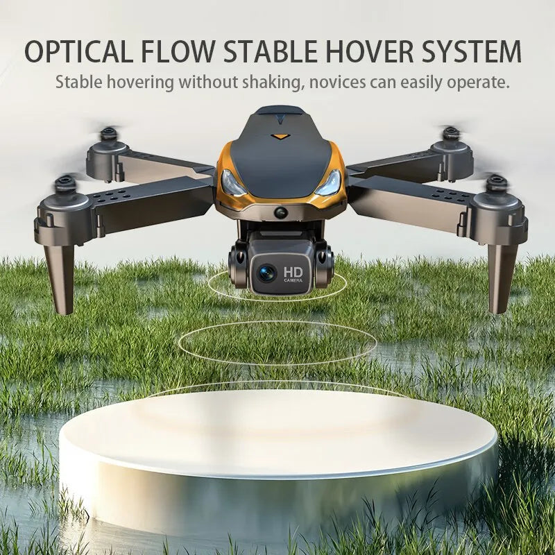8K drone til luftfotografering, med 4K HD-kamera, robuste hindringssensorer og lang batterilevetid.