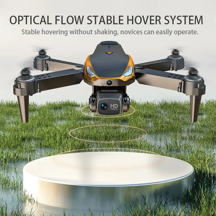 8K drone til luftfotografering, med 4K HD-kamera, robuste hindringssensorer og lang batterilevetid.