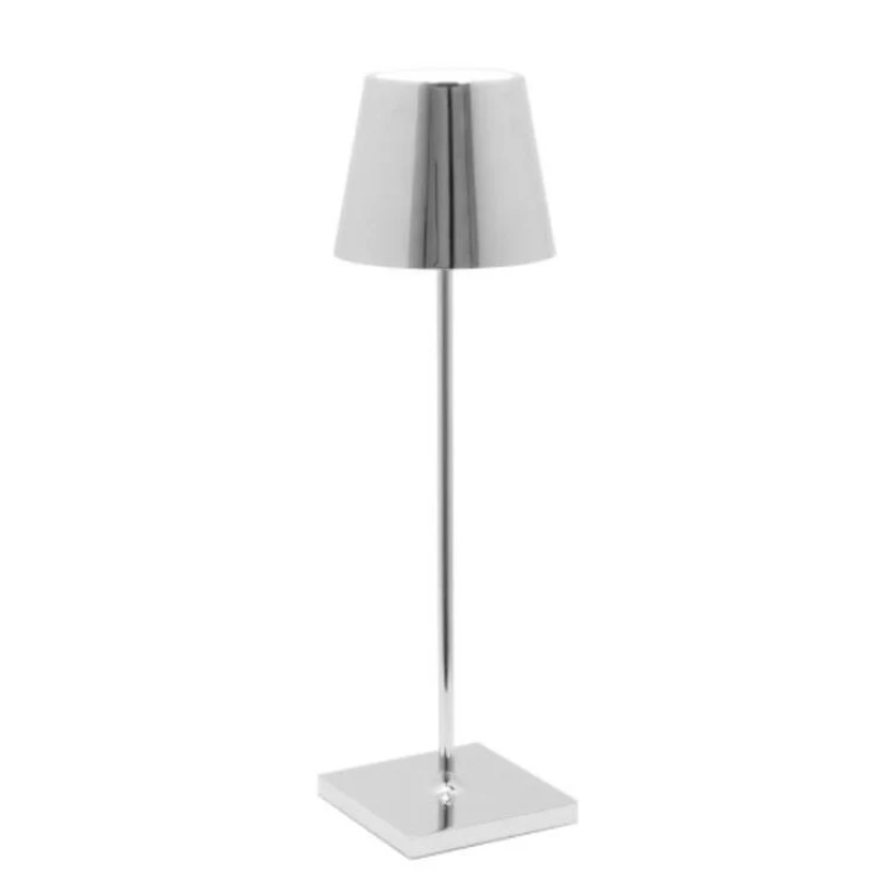 "Touch-sensitive LED-Tischlampe, kabellos, stilvolles Design, modernes Flair, in verschiedenen Farben verfügbar."