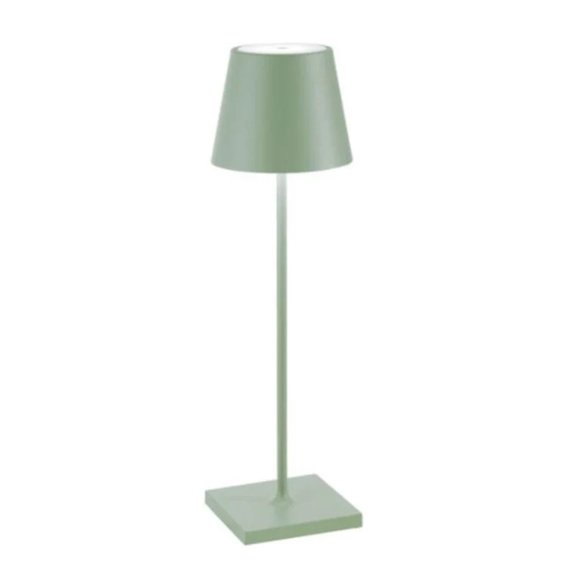 "Touch-sensitive LED-Tischlampe, kabellos, stilvolles Design, modernes Flair, in verschiedenen Farben verfügbar."