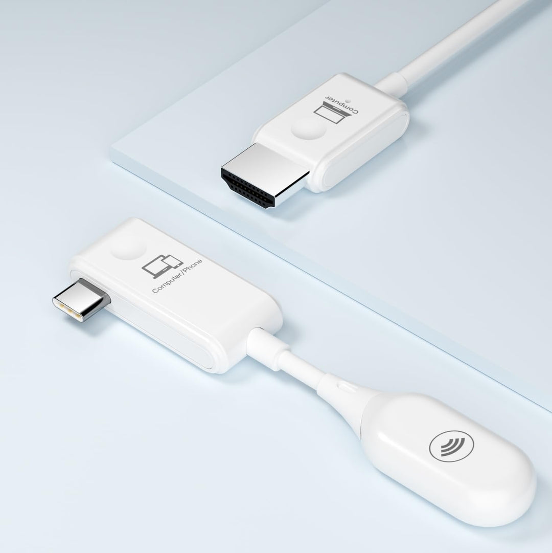 Avanceret teknologi i en trådløs HDMI og USB-C video adapter for alsidig brug.