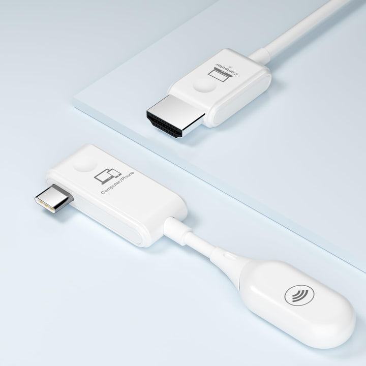 Avanceret teknologi i en trådløs HDMI og USB-C video adapter for alsidig brug.