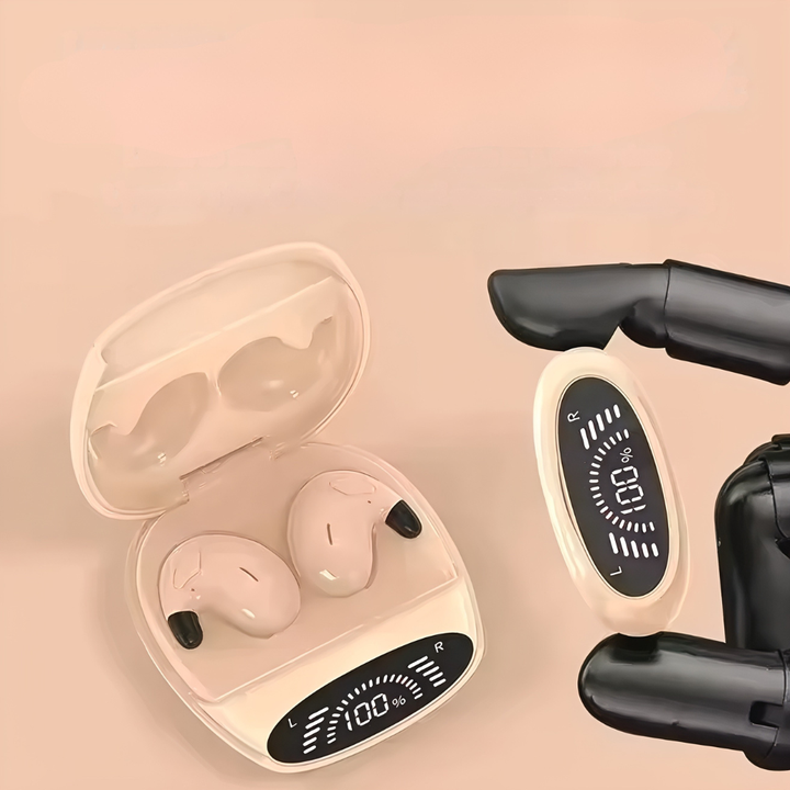 Vandtætte Bluetooth sportshøretelefoner med sikker in-ear pasform og aktiv støjreduktion til træning.