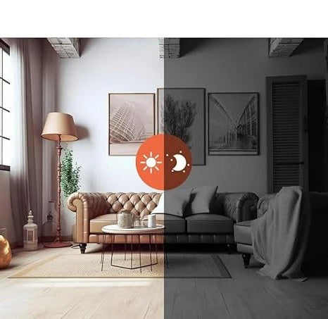 Klar nattesynsbillede fra trådløst HD sikkerhedskamera, viser effektiv overvågning i mørke.