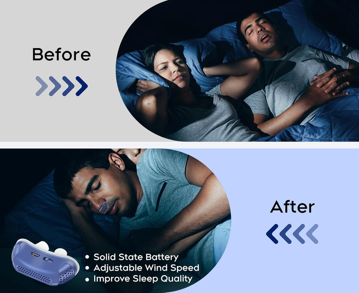 Revolutionerende trådløs CPAP mod søvnapnø & snorken. Kompakt for bedre søvn på farten.