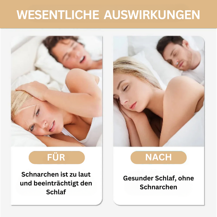 Transparent anti-snorken næseklip af silikone, reducerer snorken, åbner luftvejene for bedre luftcirkulation.