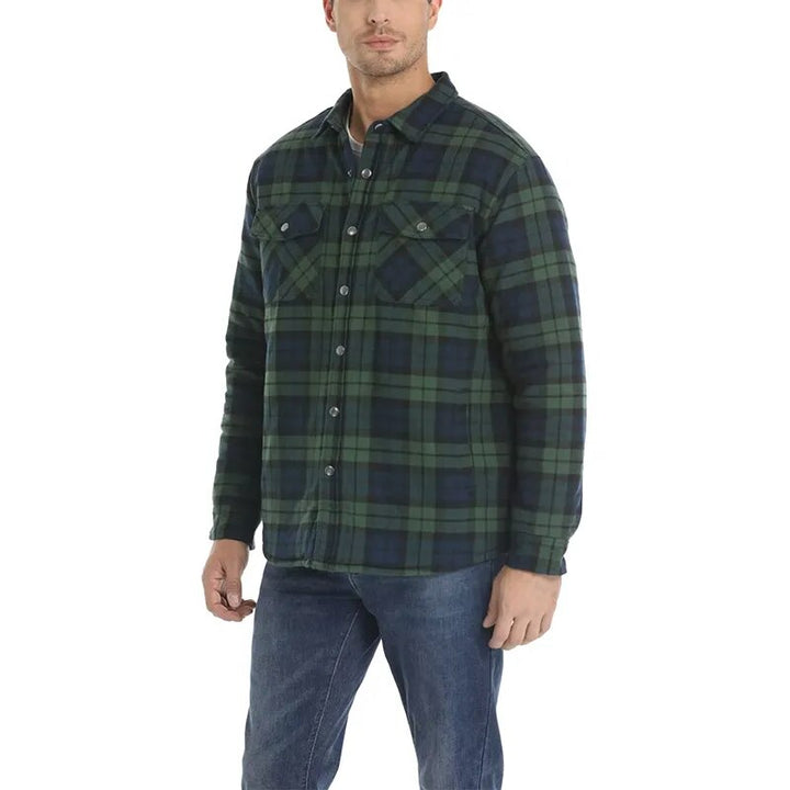 Casual herre skjortejakke til efterår og vinter. En trendy og funktionel overgangsjakke for mænd.