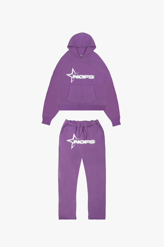 Trendy unisex træningssæt med hætte, moderne design, alsidigt til hverdag og sport, fås i mange farver.