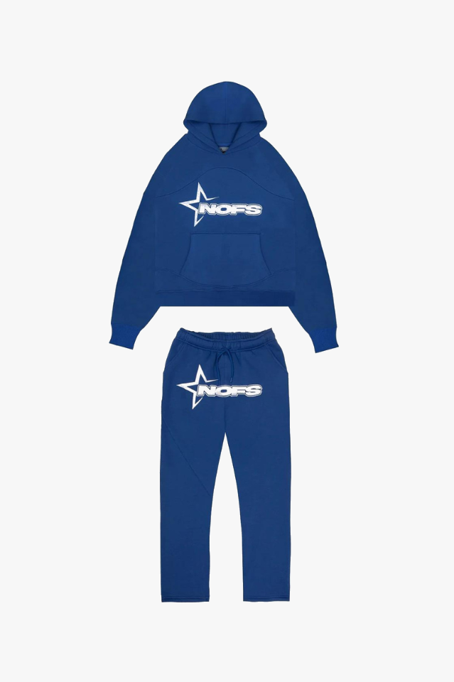 Trendy unisex træningssæt med hætte, moderne design, alsidigt til hverdag og sport, fås i mange farver.
