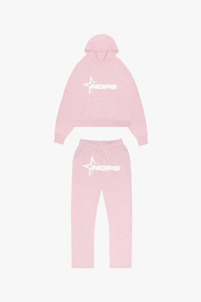 Trendy unisex træningssæt med hætte, moderne design, alsidigt til hverdag og sport, fås i mange farver.