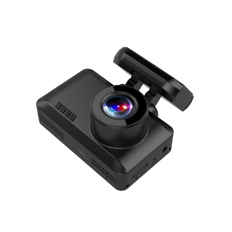 Ultra HD 4K bilkamera med GPS & WiFi, elegant design, 2,45-tommer IPS-skærm, bredt synsfelt til biler & motorcykler