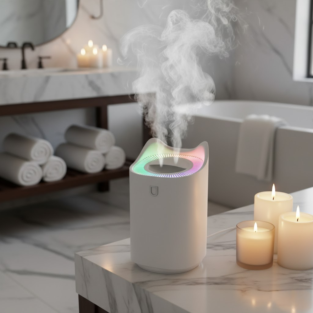 Oplev bedre søvn og et sundere indeklima med denne effektive ultrasoniske luftfugter.