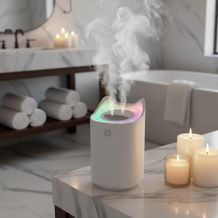 Oplev bedre søvn og et sundere indeklima med denne effektive ultrasoniske luftfugter.
