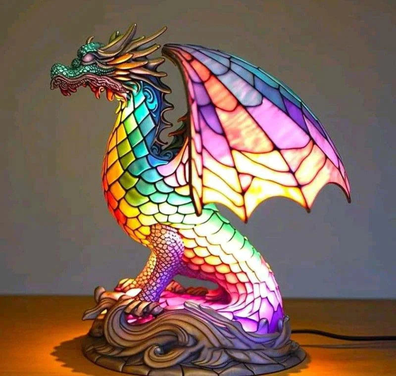 Dyrelampe i særklasse, en dekorativ bordlampe der forener kunst og praktisk belysning.