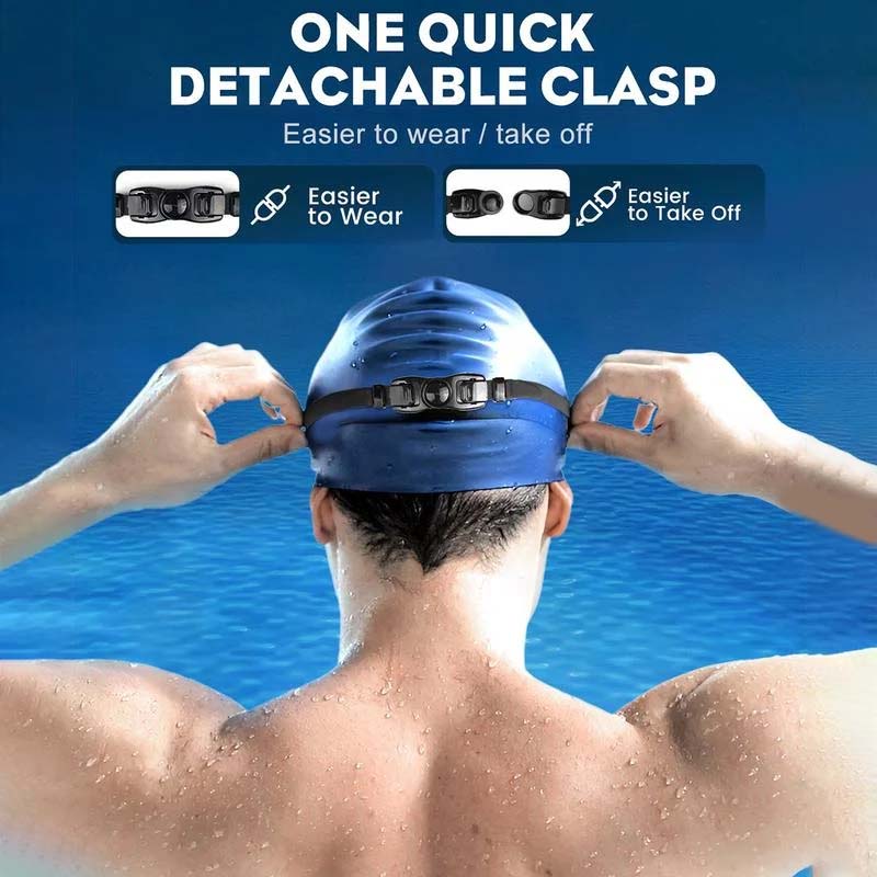 Komfortable unisex AquaVision svømmebriller, ideelle til træning i pool & åbent vand. Dugfri linser.