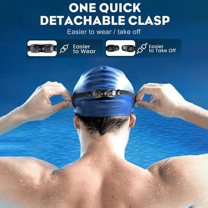 Komfortable unisex AquaVision svømmebriller, ideelle til træning i pool & åbent vand. Dugfri linser.