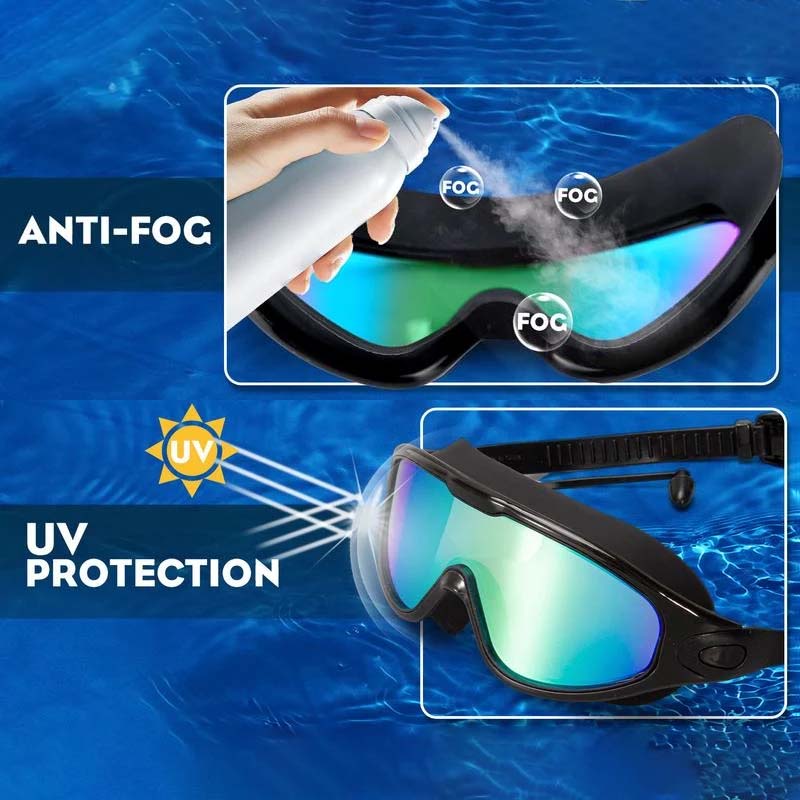 Tågefri AquaVision svømmebriller med god pasform, ideelle til lange svømmeture og vandsport. Unisex.