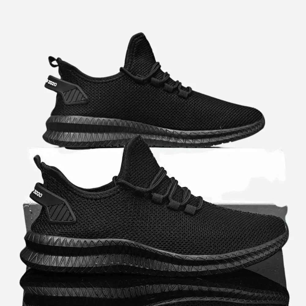 Sporty unisex sneakers med chunky sål og åndbart design. Ideel komfortsko til byvandring og hverdag.