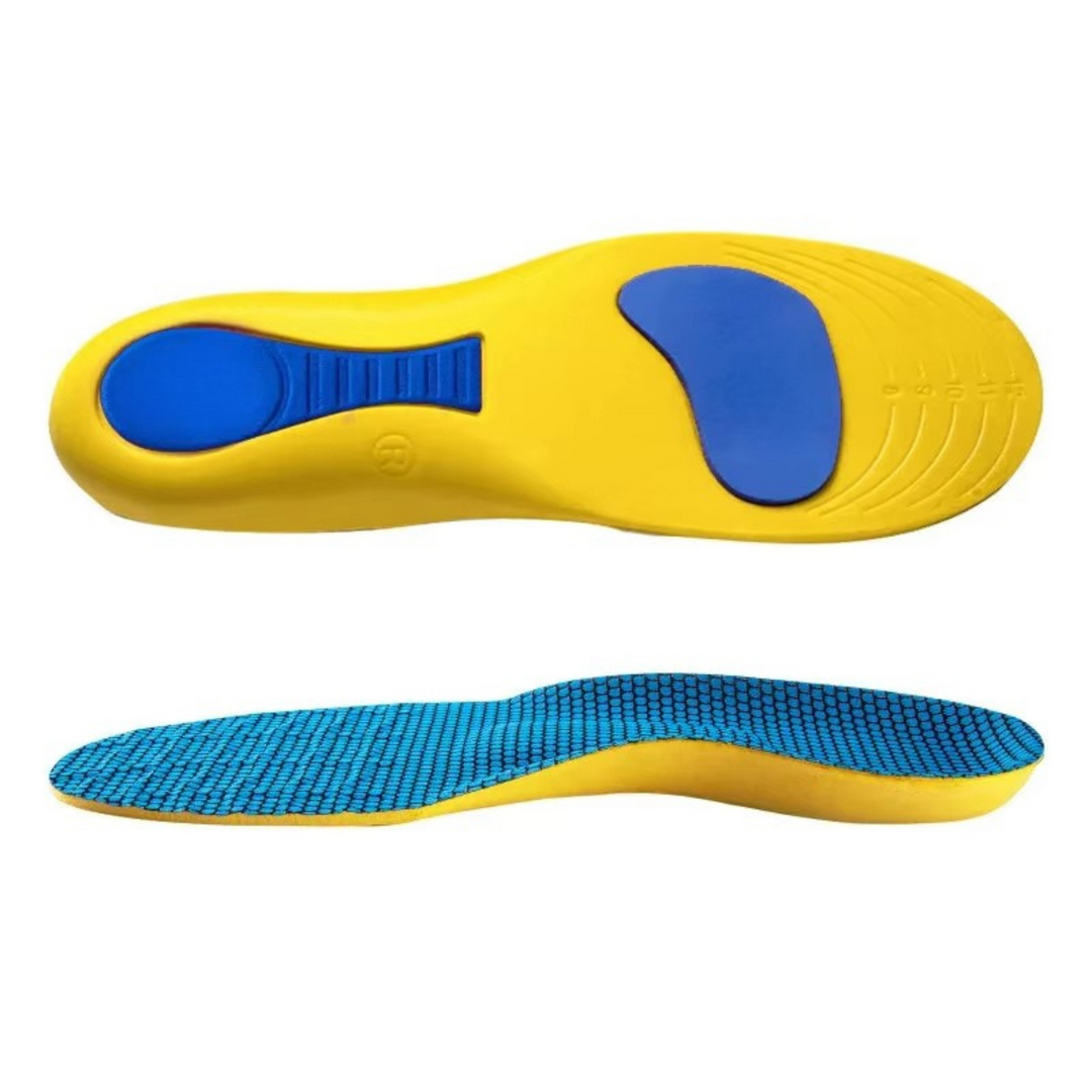 Ergonomisk unisex indlægssål for optimal fodkomfort. Trykaflastning til fodsmerter og daglig fodpleje.