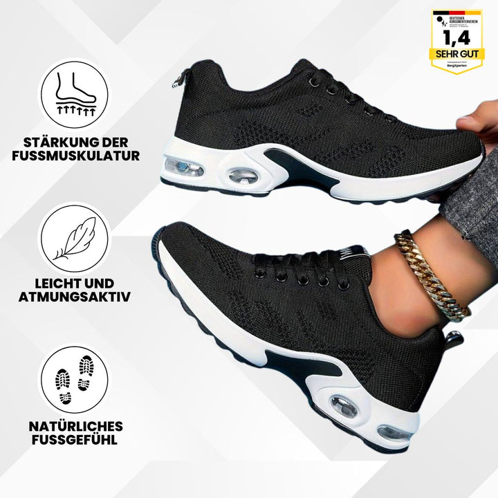 Unisex ergonomiske ortopædiske sko med bred tåboks, giver optimal fodkomfort til sunde fødder.