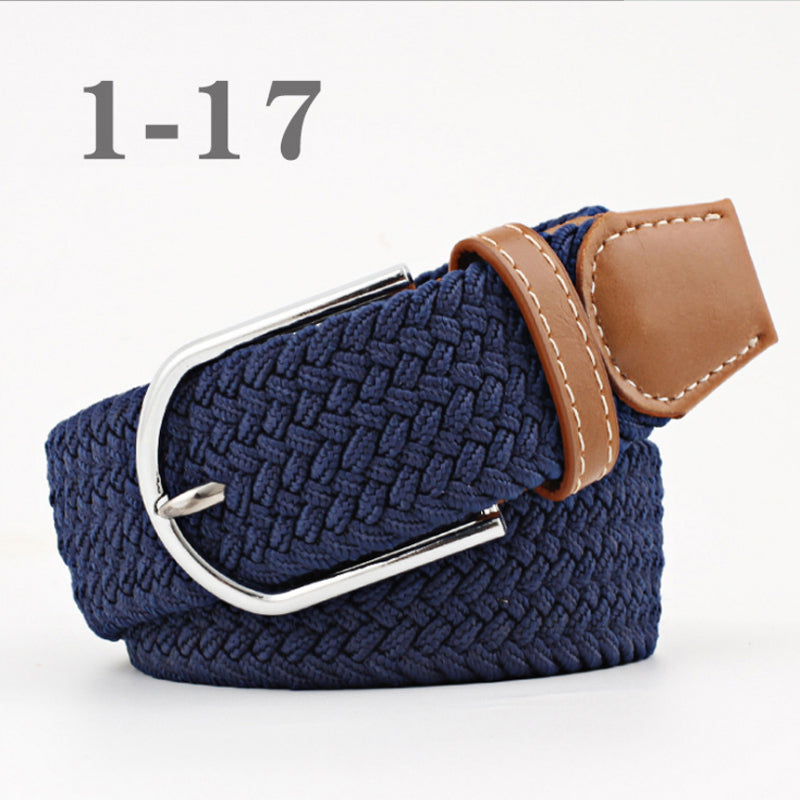 Ergonomisk designet unisex flettet stretchbælte. Giver støtte, komfort og et stilrent look.