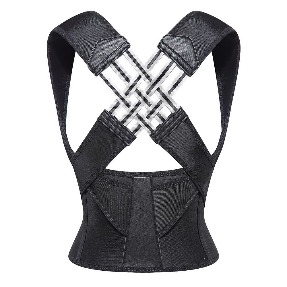 Lindre rygsmerter og forbedre holdningen med denne komfortable unisex rygkorrigerende sele.