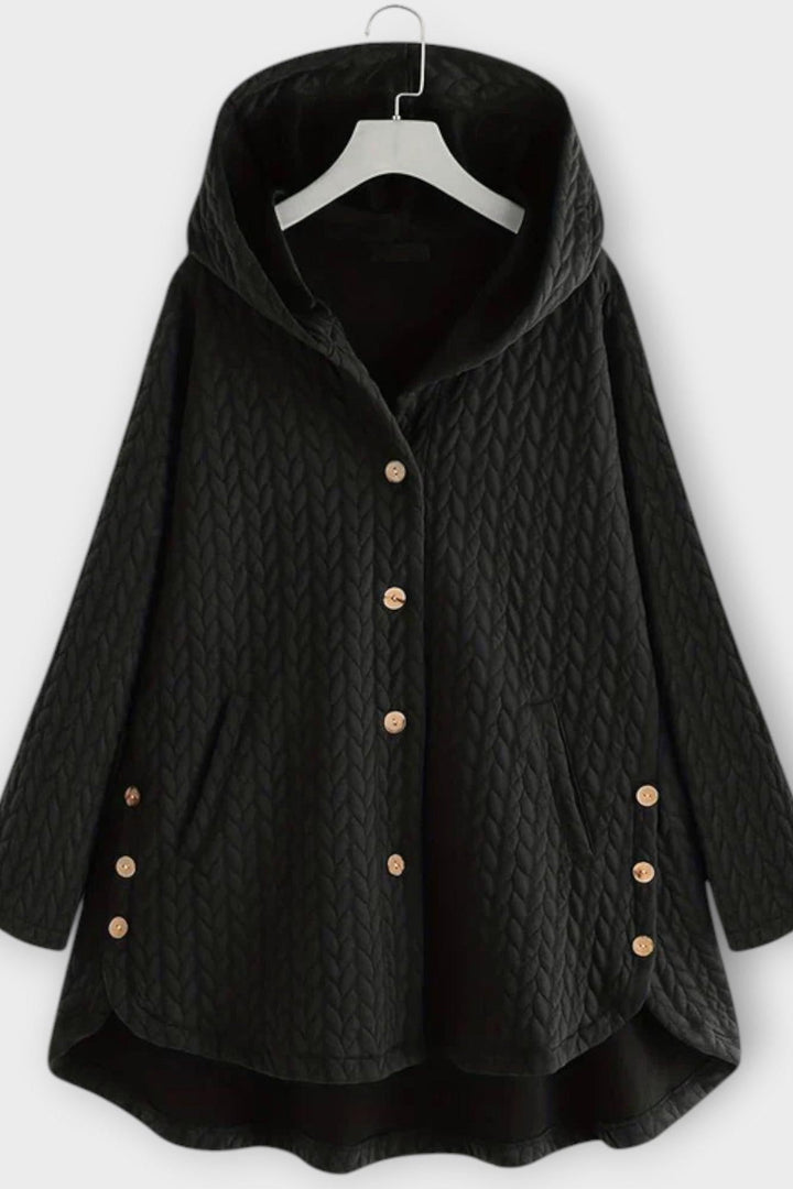Unisex klassisk jakke med knaplukning. Varm, komfortabel overtøj til hverdag og efterår/vinter.