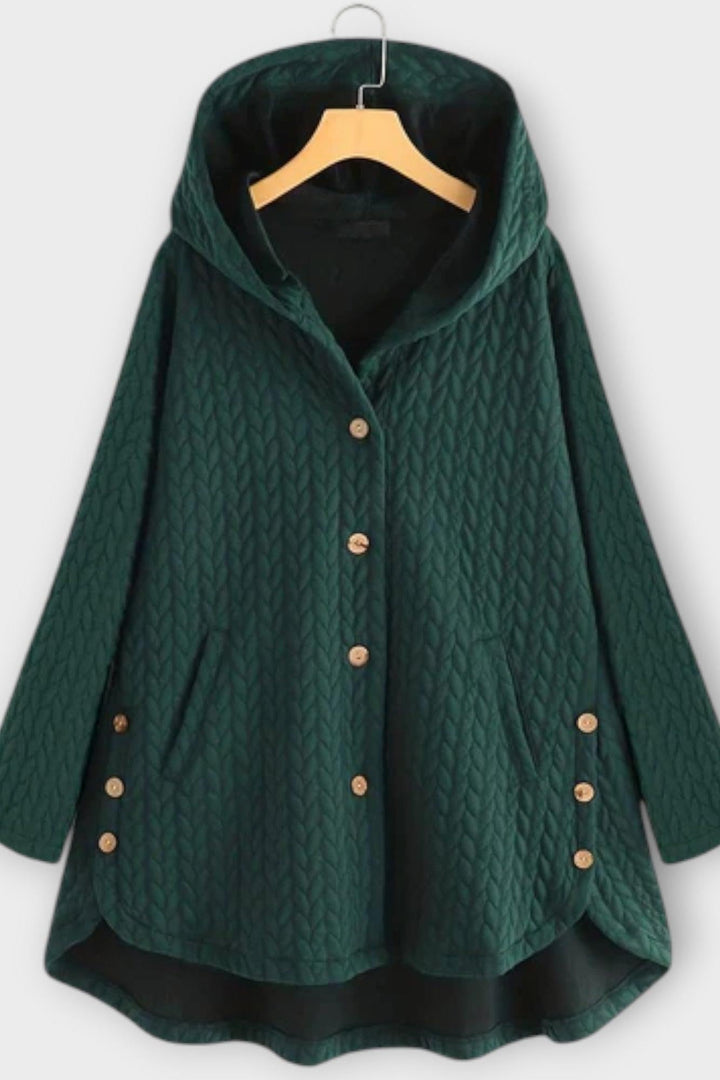 Tidløs unisex jakke med knaplukning. Varm og alsidig klassisk overtøj, ideel til efterår og vinter.