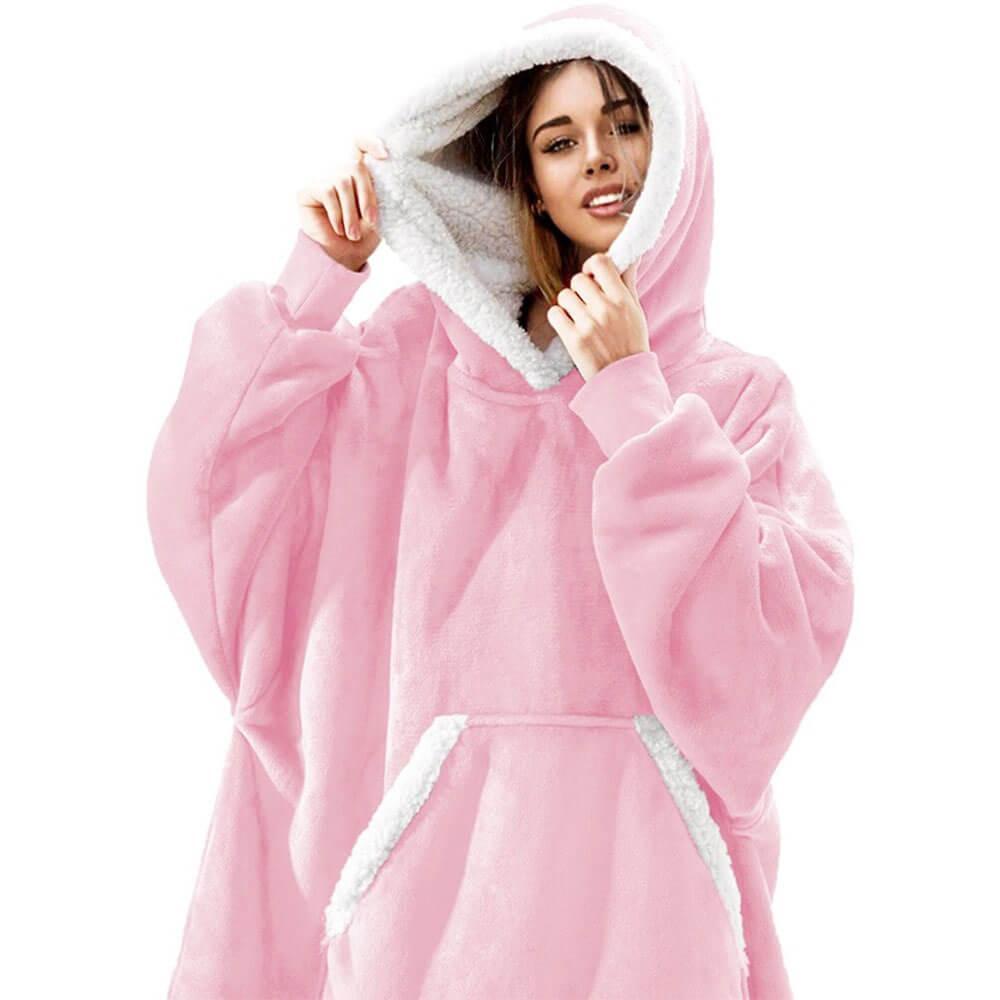 Unisex luksuriøst hoodie dækken med ærmer til ultimativ vintervarme og afslapning.