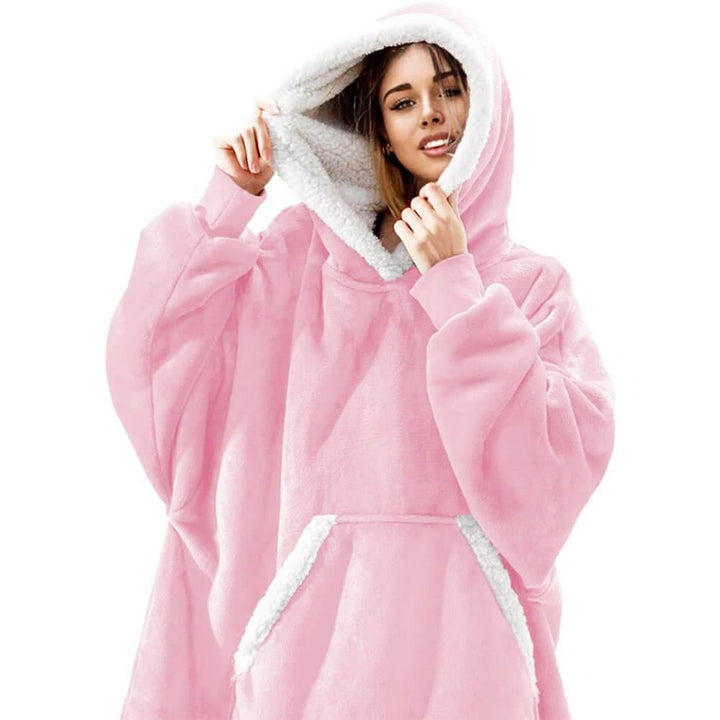 Unisex luksuriøst hoodie dækken med ærmer til ultimativ vintervarme og afslapning.
