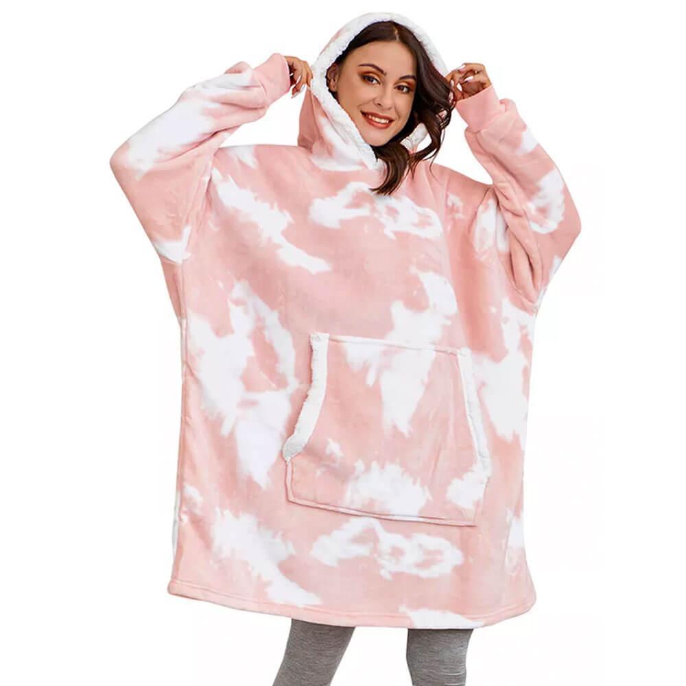 Unisex vintervarme hoodie, perfekt som hygge tæppe til afslapning derhjemme.