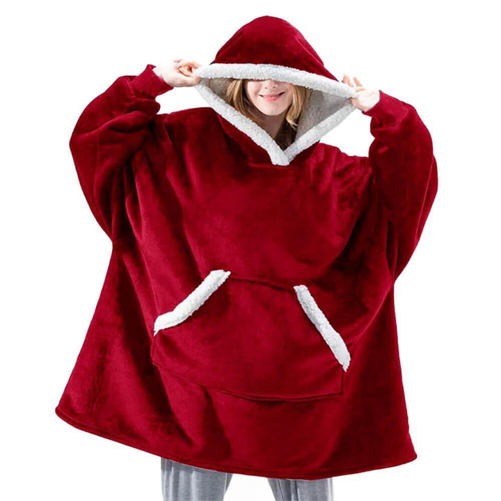 Blødt unisex hoodie dækken for vintervarme; perfekt gaveide til alle, der elsker at slappe af.