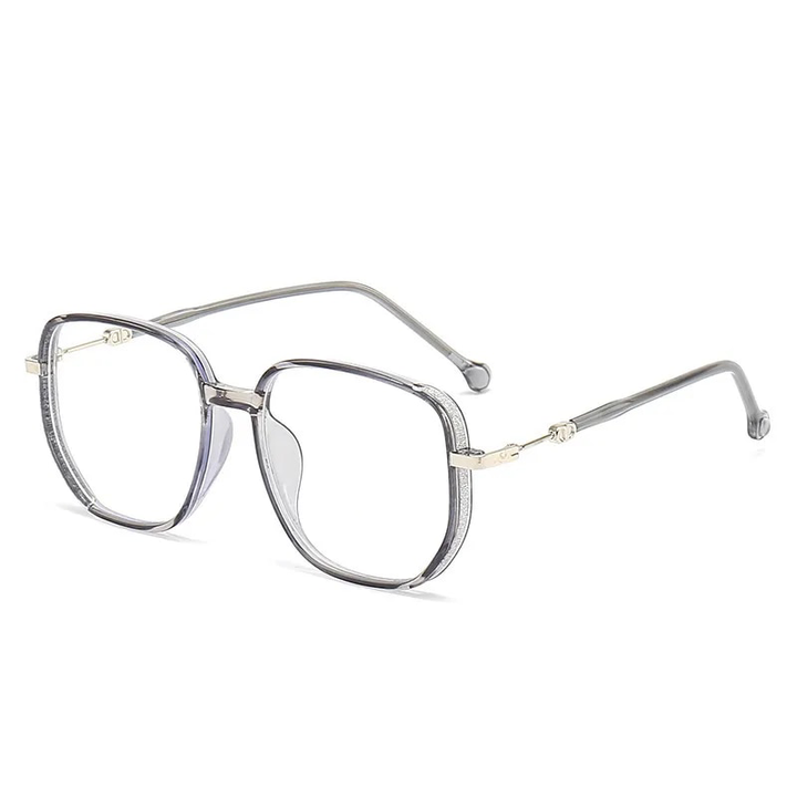 Elegante metal multifokale briller, unisex design med skarpt syn og øjenbeskyttelse.
