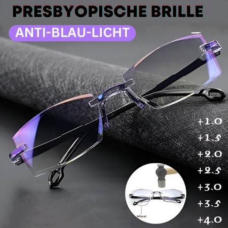 Forbedr dit syn med unisex progressive læsebriller. Multifokale linser & blåtlysfilter for øjenkomfort.