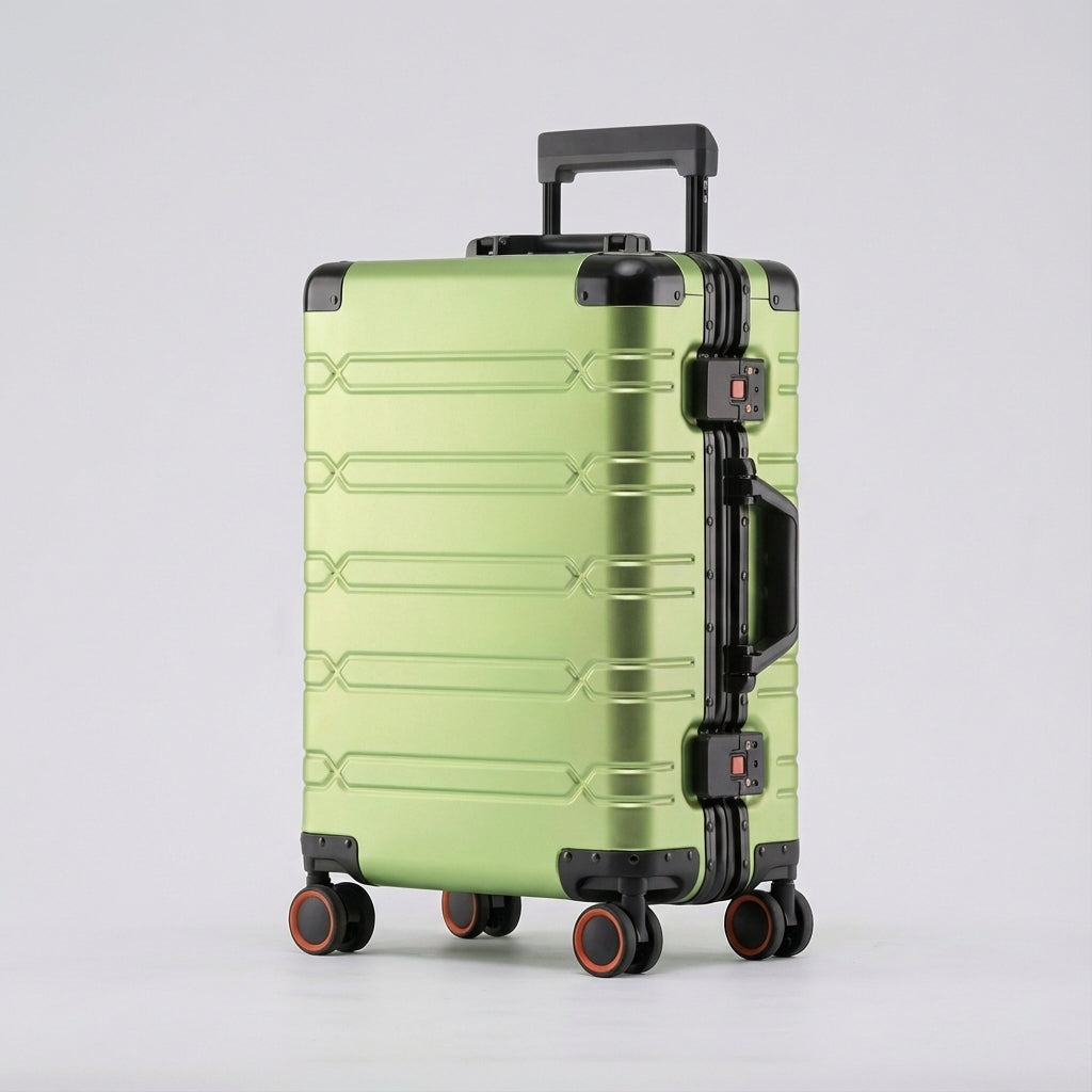 Holdbar rejsekuffert med 360° GlidePro spinnerhjul, perfekt til ferie og forretningsrejser.