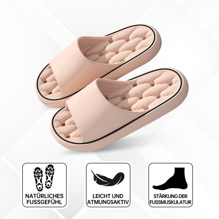 Unisex skybløde EVA hjemmesko med ergonomisk design for komfort og fodsundhed hele dagen.
