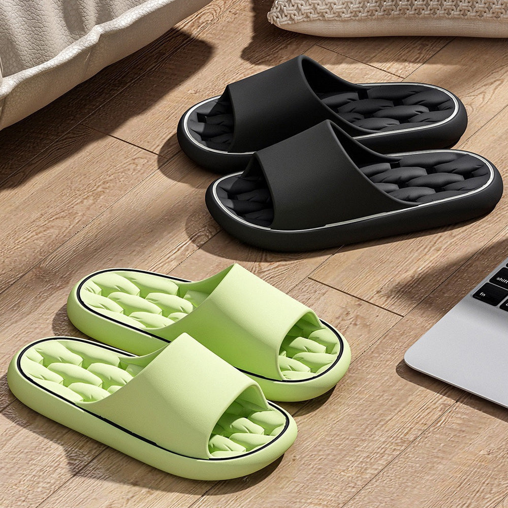 Skridsikre, letvægts unisex hjemmesko i skyblødt EVA-materiale, perfekt til afslapning.