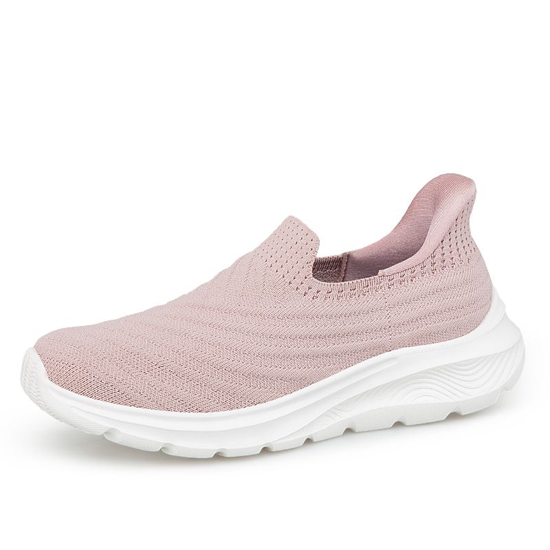 Rosa unisex letvægtssko med smart slip-in funktion. Behagelige og fodvenlige sko for optimal gangkomfort.