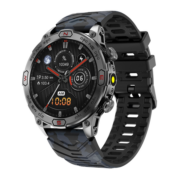 Smartwatch viser puls og aktivitet, ideelt som sundhedsur og fitnessur til sport og en aktiv livsstil.