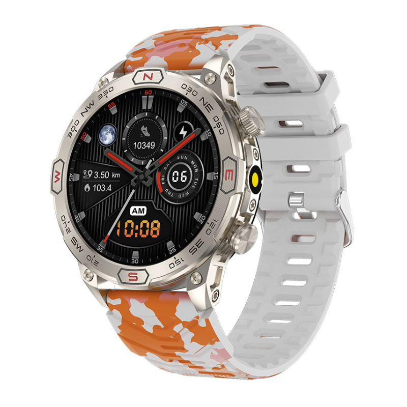 Vandtæt GPS-smartwatch til udendørs sport. Overvåg ruter, afstand og puls i al slags vejr.
