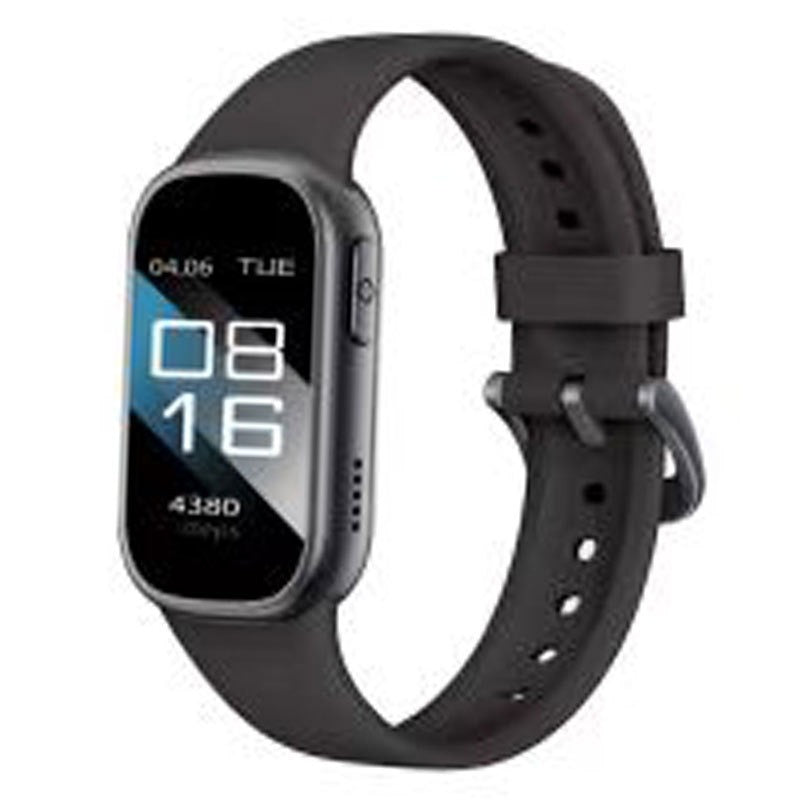Moderne unisex smartwatch med lang batterilevetid, perfekt til fitness og stil. Komfortabel silikonerem.