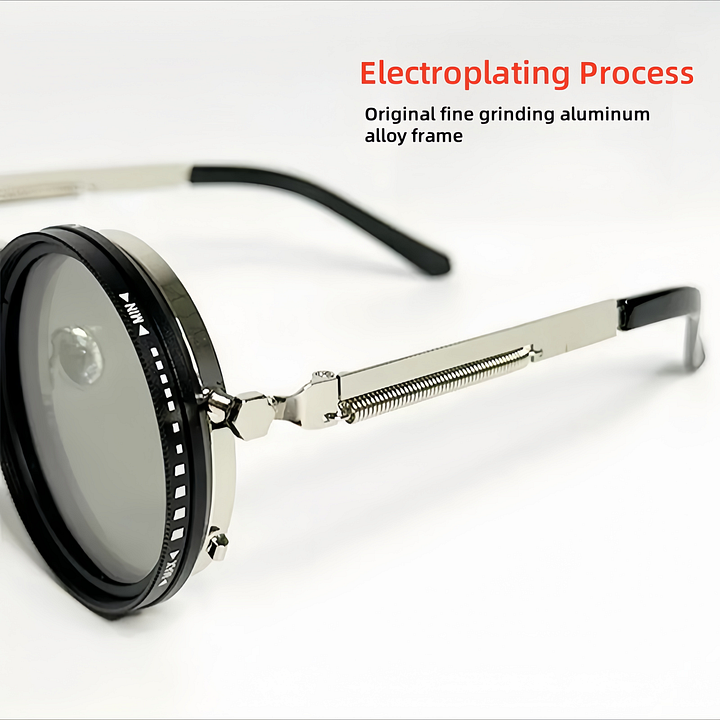 Polariserede solbriller til fiskeri. Justerbart ND9 filter giver klarere udsyn under vand og reducerer genskin.