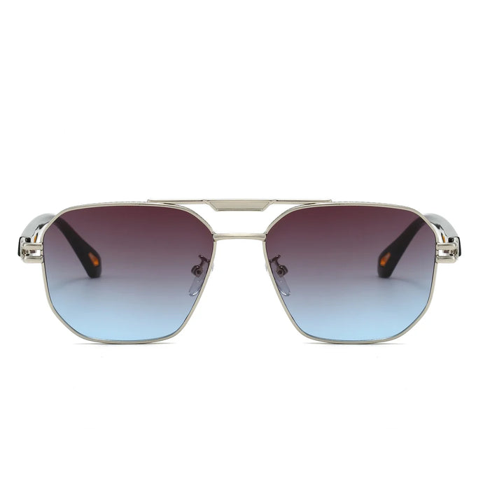 Anti-refleks unisex solbriller til sommer og rejser. UV400 beskyttelse, metallisk mode.
