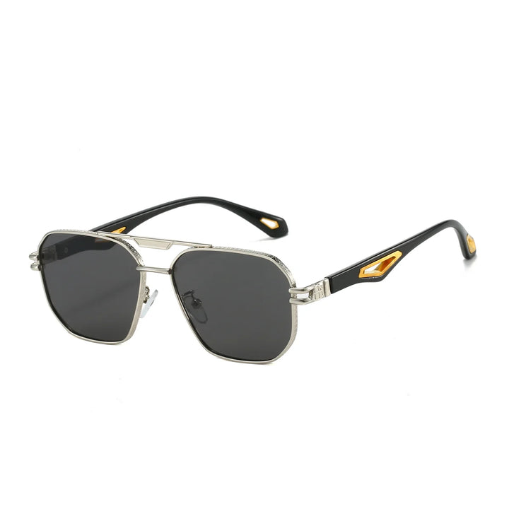 Sommerens unisex solbriller: UV400, anti-refleks & stilrent metallisk design.