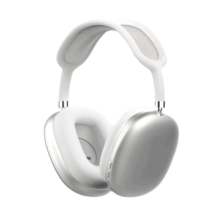 Unisex støjreducerende trådløse over-ear hovedtelefoner i sort, perfekt til dyb lyd og komfortabel pendling.
