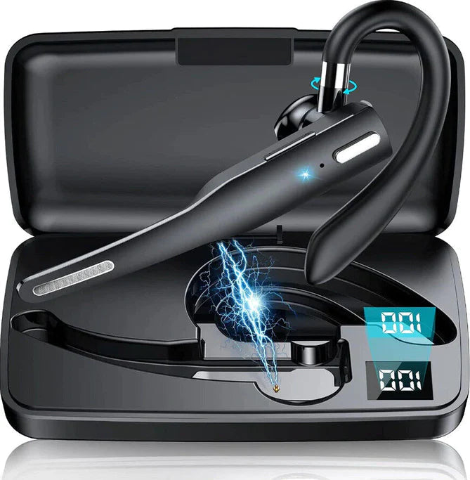 Bluetooth headset med lang batterilevetid og præcis mikrofon. Perfekt til kontoret og online møder.