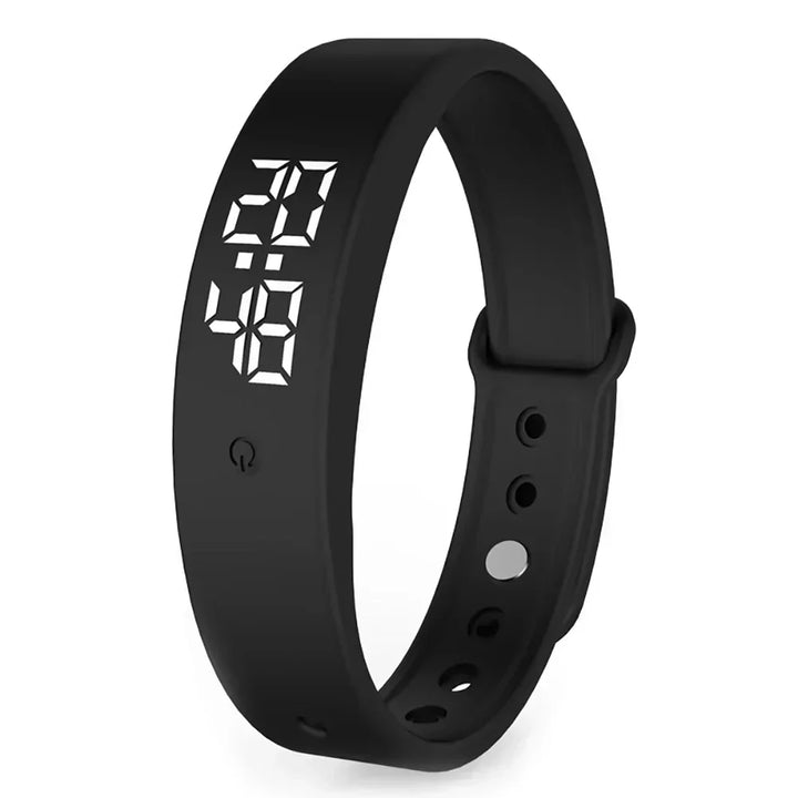 Smartwatch med klar farveskærm, vandafvisende funktion og vibrationsalarm. Unisex fitness-tracker til alle aktiviteter.