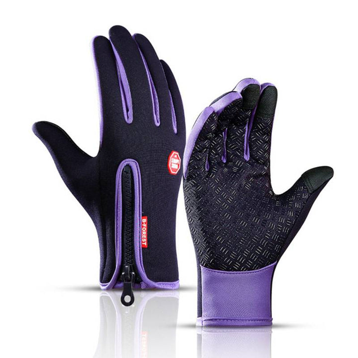 Vinterhandsker med varme og touchscreen, unisex. Vind- & vandafvisende, ideelle til udendørs aktivitet.