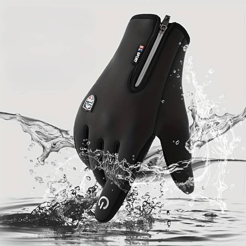 Varmende handsker til koldt vejr. Unisex touchscreen, ideelle til sport, vind- & vandafvisende.
